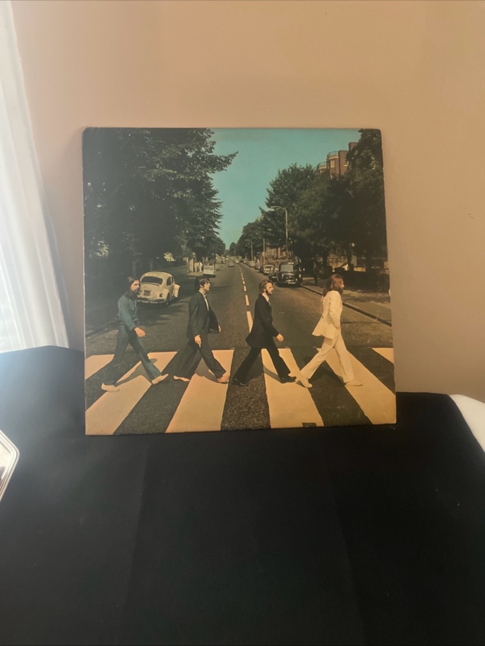 Source Unknown - Blue & Black Abbey Road Style Album Art